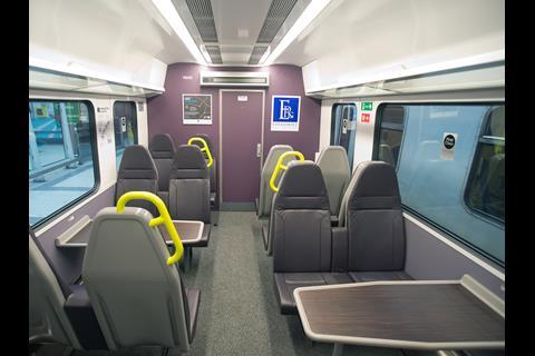 Refurbished Great Anglia Class 321 electric multiple-unit.